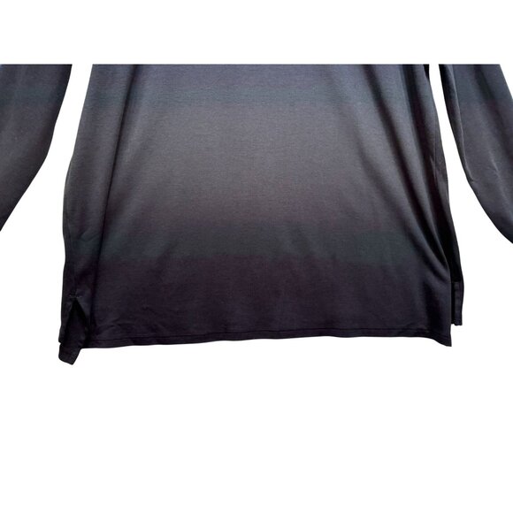 J. Jill Simply Supima Crew-Neck Tunic Black M Petite 100% Supima Cotton - Picture 9 of 9